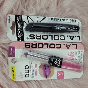Brand New L.A. COLORS Lip DUO & PRECISION EYELINER-2 CT.